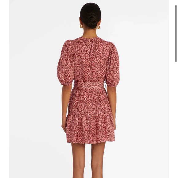 Marie Oliver Shyloh Dress in hibiscus shibori print - Picture 5 of 6